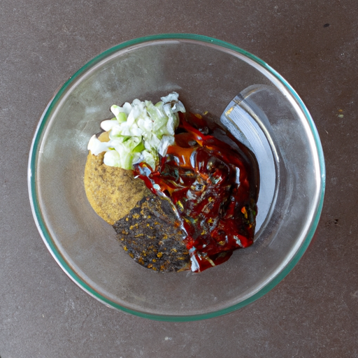 A bowl filled with the rich and savory steak marinade ingredients, ready to infuse flavor into the meat